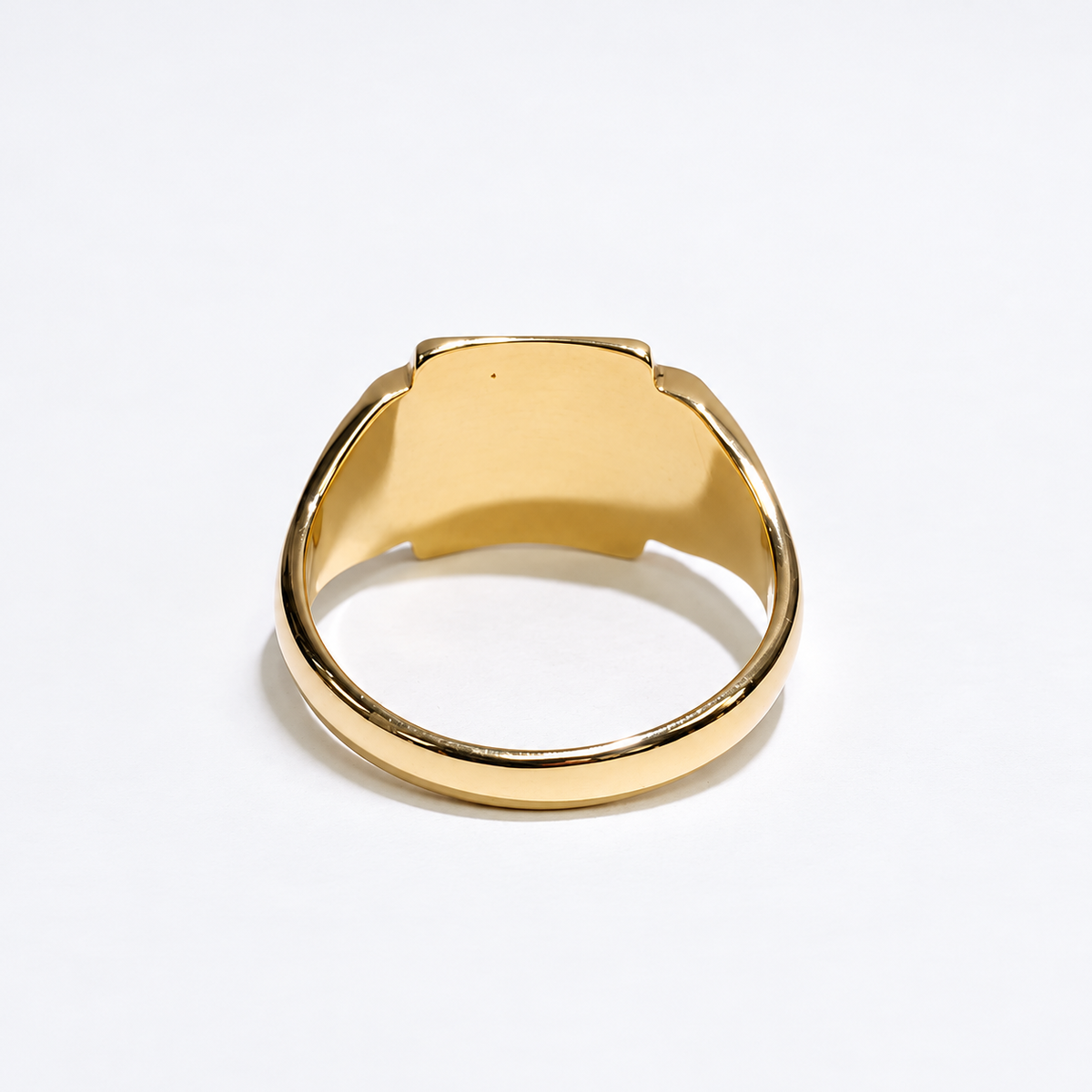 Vintage 9ct Yellow Gold Signet Chunky Ring | Size V