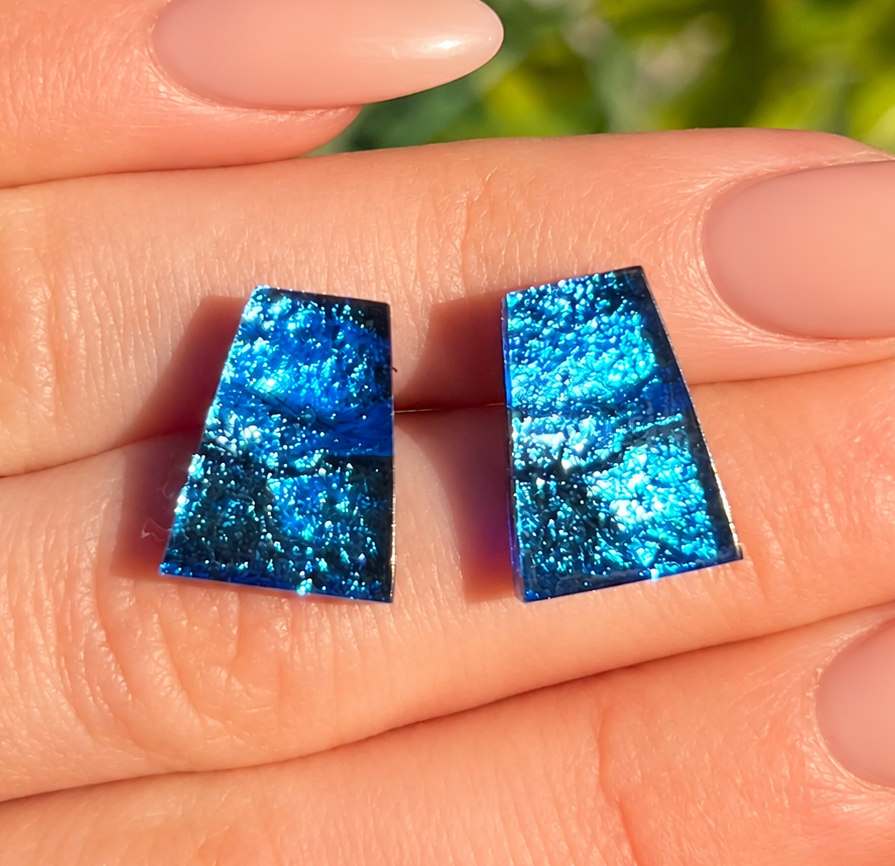 Blue Stud Earrings | Watch This Space | Pre-Order