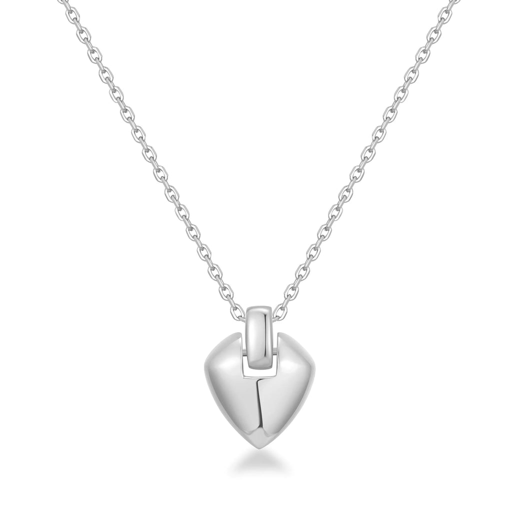 Sterling Silver Shield Pendant Necklace | Ania Haie