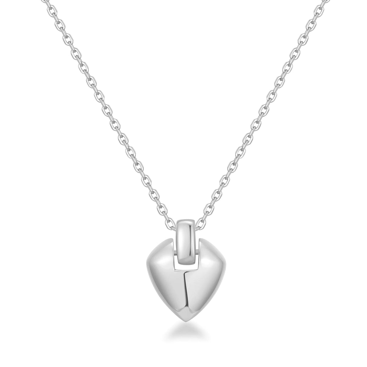 Sterling Silver Shield Pendant Necklace | Ania Haie