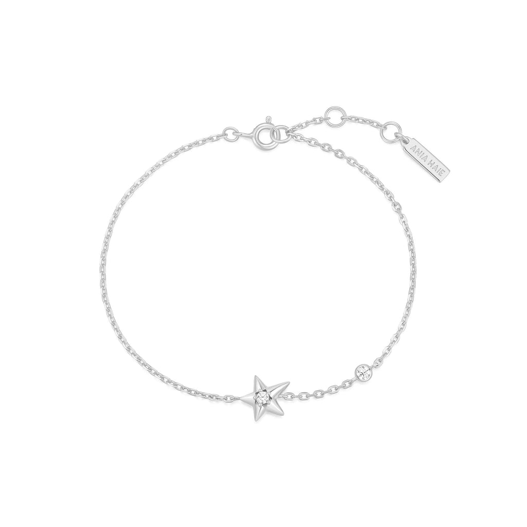 Sparkling Star Sterling Silver Cubic Zirconia Bracelet | Ania Haie