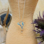 Pre-Order | Sterling Silver Sheila Fleet 'Arctic Stream' Droplet Pendant