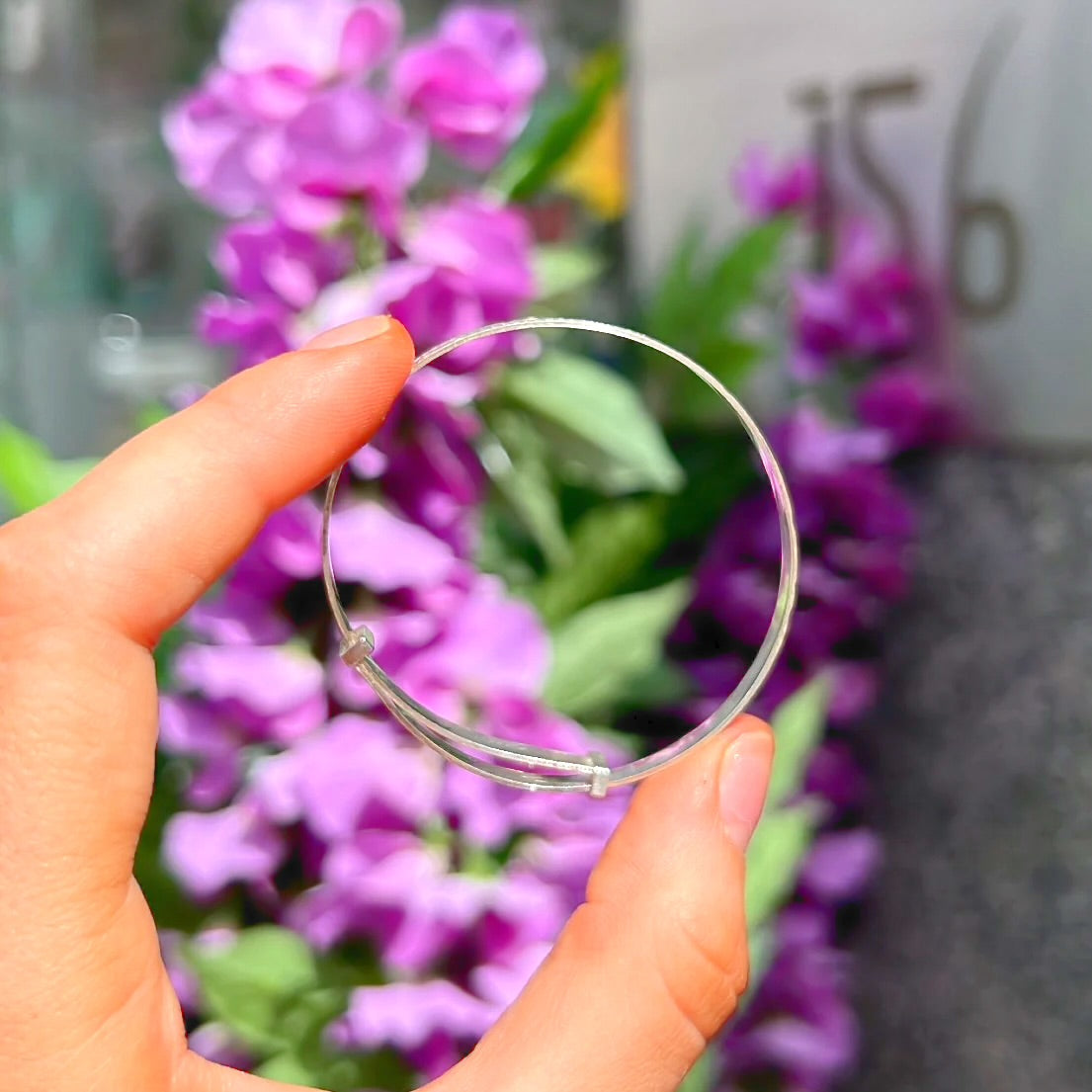 Sterling Silver engraved Children’s Bangle