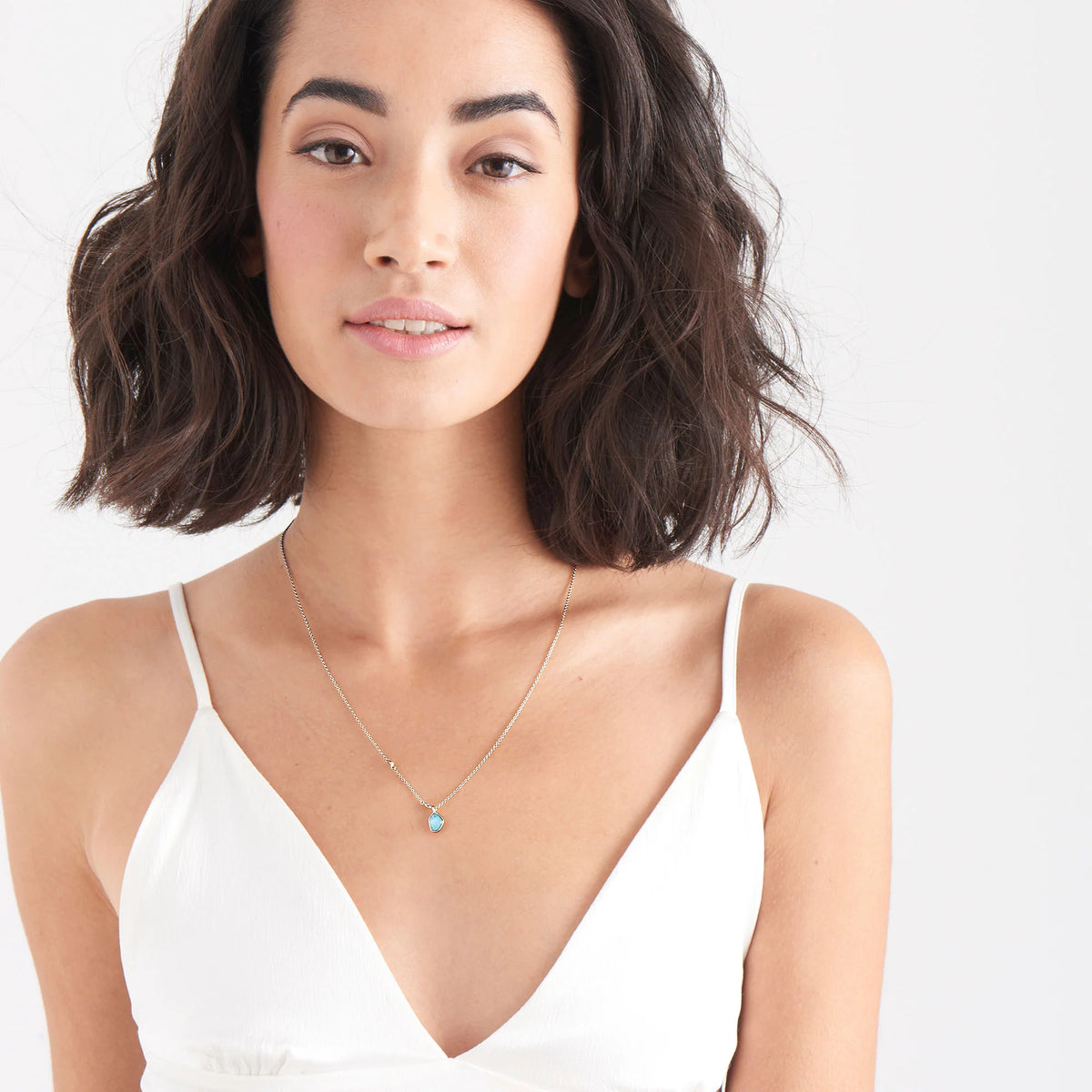 Turquoise Sterling Silver Pendant Necklace | Ania Haie