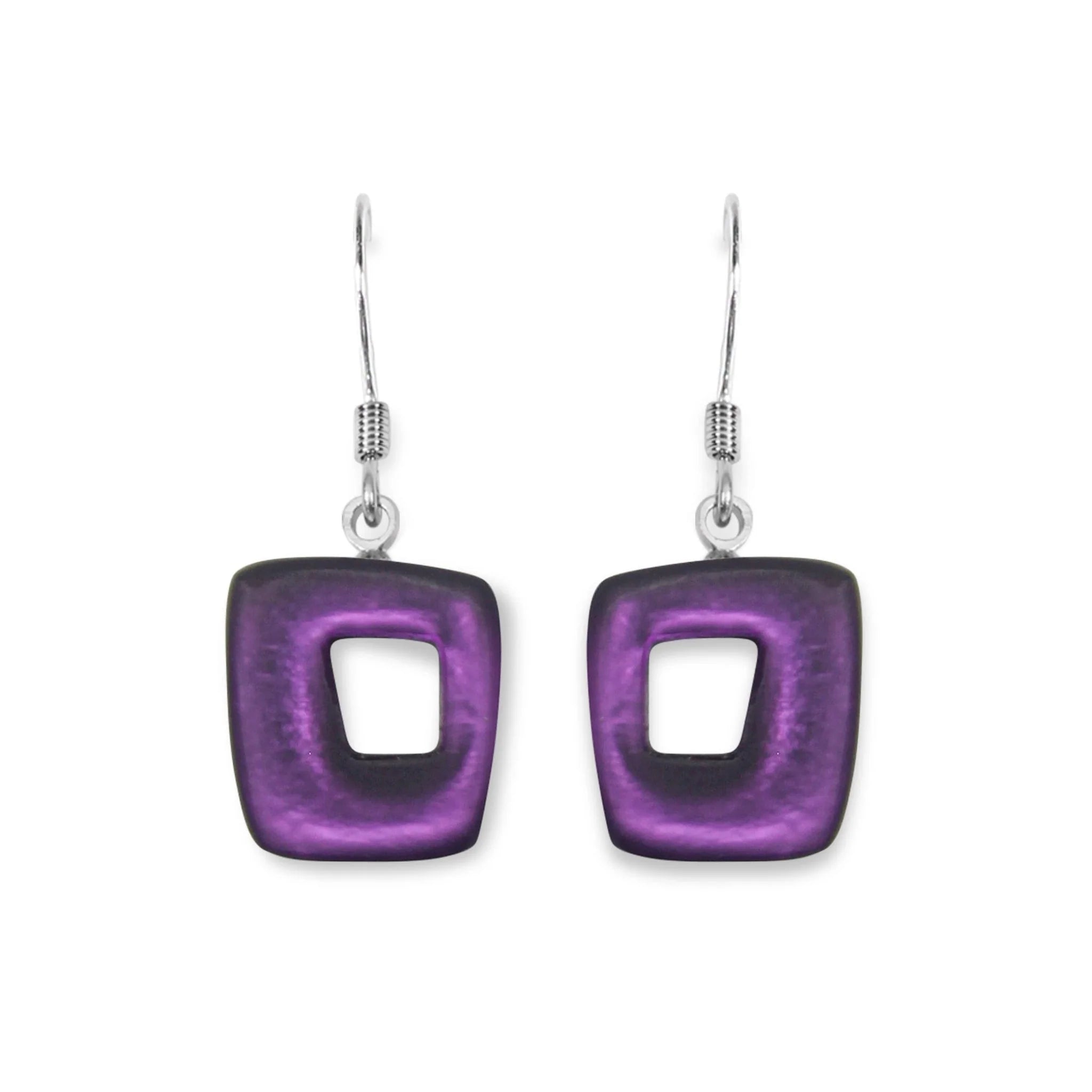 Pre-Order | Sweetpea Hollow Square Drop Earrings | Watch This Space