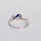 Diamond Twist 18ct White Gold Engagement Ring | Size O