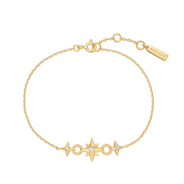 Pre-Order | Gold on Silver Linked Star Bracelet | Ania Haie