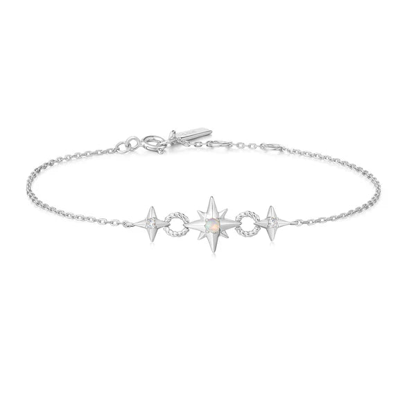 Ania Haie Sterling Silver Linked Star Bracelet