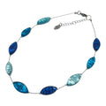 Turquoise Aztec Petal Shiny Necklace | Watch This Space