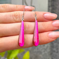 Pink Teardrop Earrings | Watch This Space