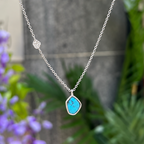 Turquoise Sterling Silver Pendant Necklace | Ania Haie