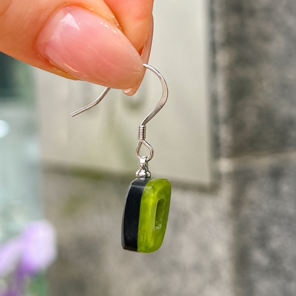 Pre-Order | Citrus Hollow Square Drop Earrings | Watch This Space