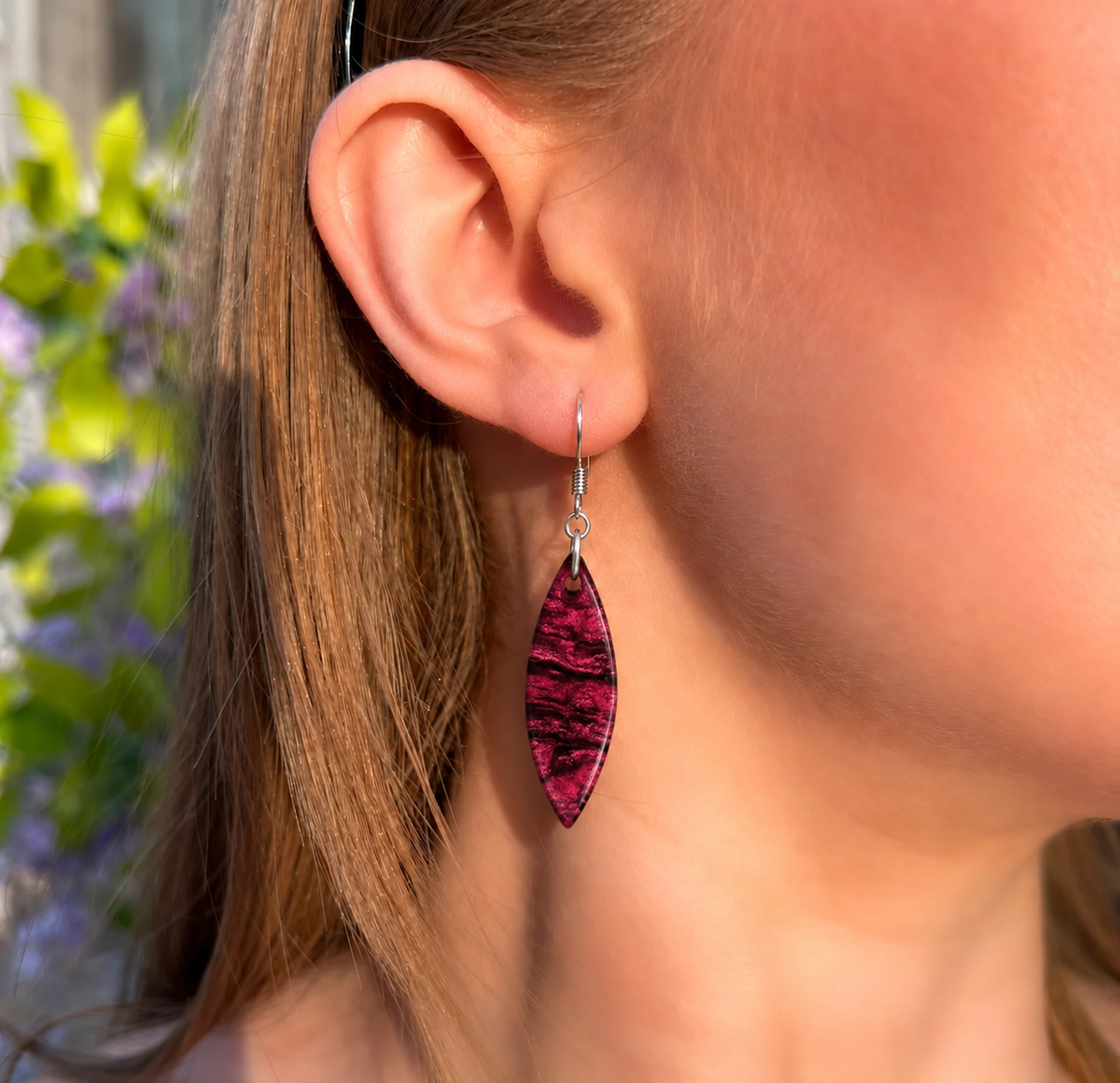 Peony Aztec Petal Drop Earrings | Watch This Space