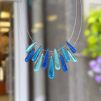Blue Teardrop Necklace | Watch This Space