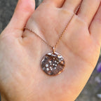 9ct Rose Gold Plated Star Sign Constellation Necklace