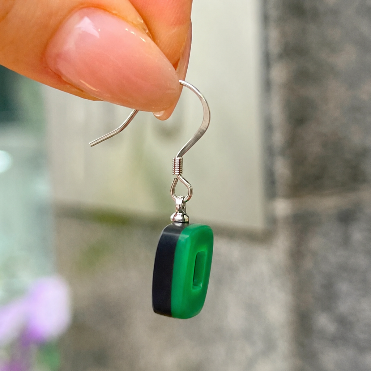 Pre-Order | Aurora Hollow Square Drop Earrings | Watch This Space