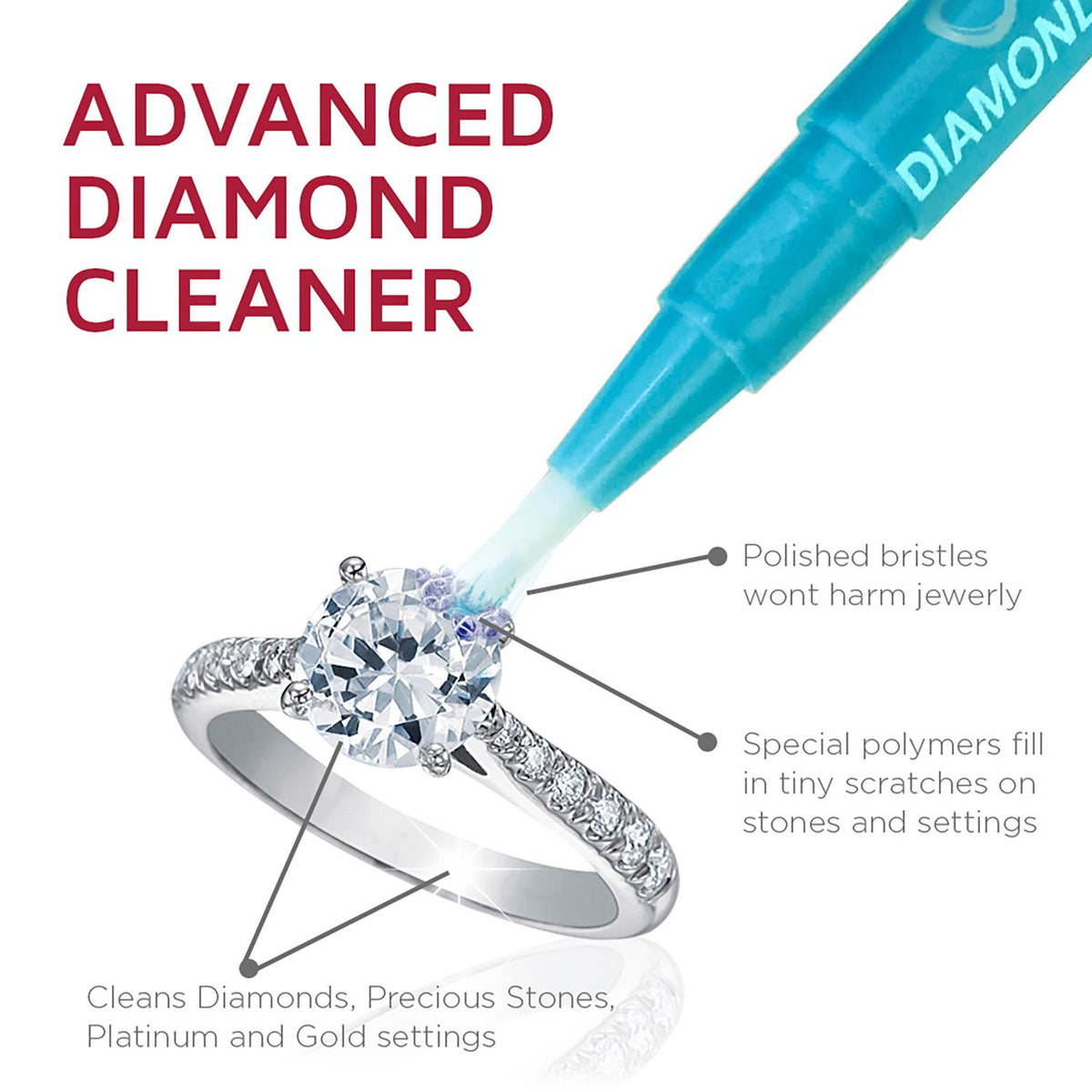 Diamond Rework Stick Diamond Dazzle Stick - Jewellery Cleaner – Eloise Jewellery