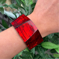 Chunky Red Bangle | Watch This Space