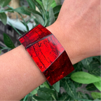 Chunky Red Bangle | Watch This Space