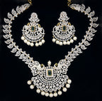 Indian Wedding Jewellery Set - Earrings & Necklace