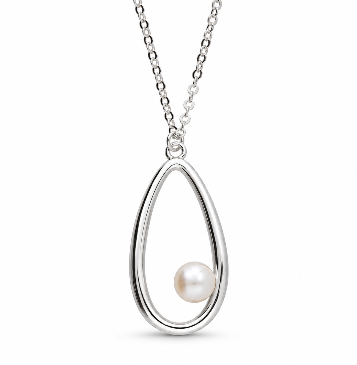 Sterling Silver Freshwater Pearl Necklace