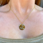 9ct Yellow Gold Plated Star Sign Constellation Necklace