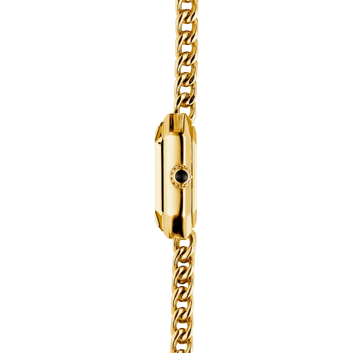 Herbelin Octogône Ladies Steel Gold Watch with Mother of Pearl White Dial