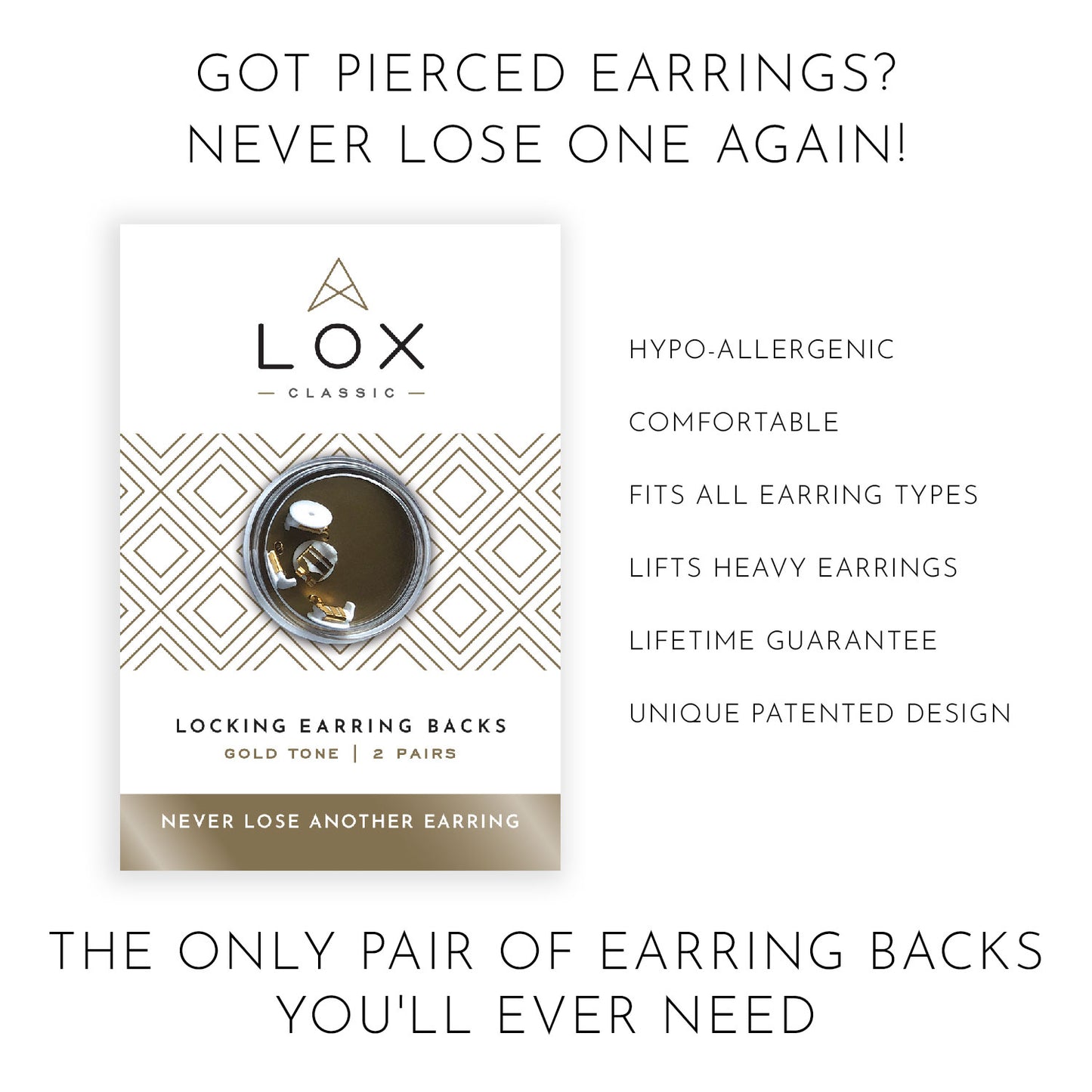 LOX Earring Backs