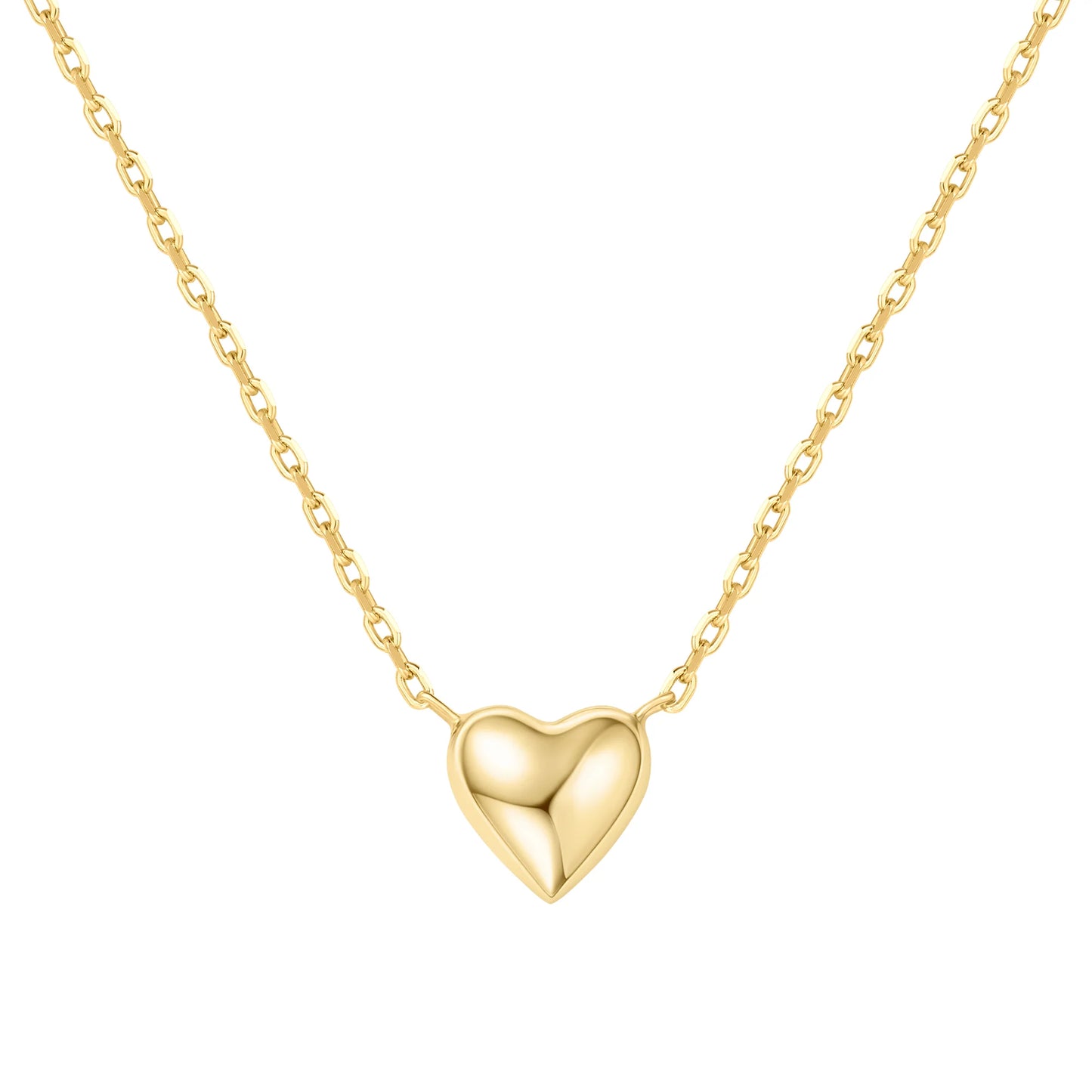 Ania Hae Gold Domed Heart Sweetheart Necklace
