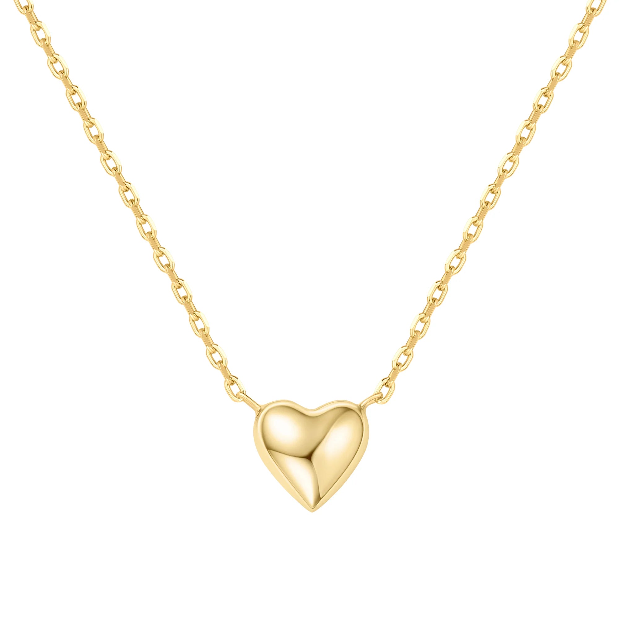 Pre-Order | Gold Domed Heart Sweetheart Necklace | Ania Haie