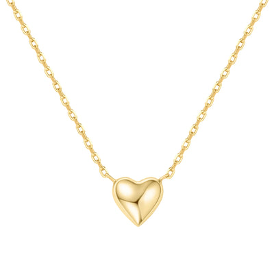 Pre-Order | Gold Domed Heart Sweetheart Necklace | Ania Haie
