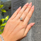 Pear Shaped Diamond 18ct Yellow Gold Ring | Size M
