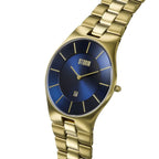 Storm | Slim-X XL Gold Blue Steel Watch | Gents