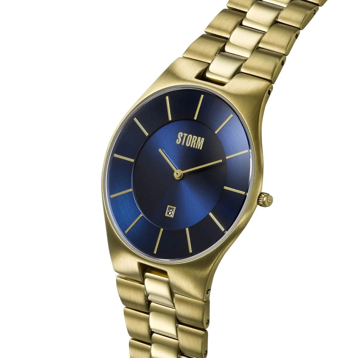 STORM Gents Slim-X XL Gold Blue Steel Watch