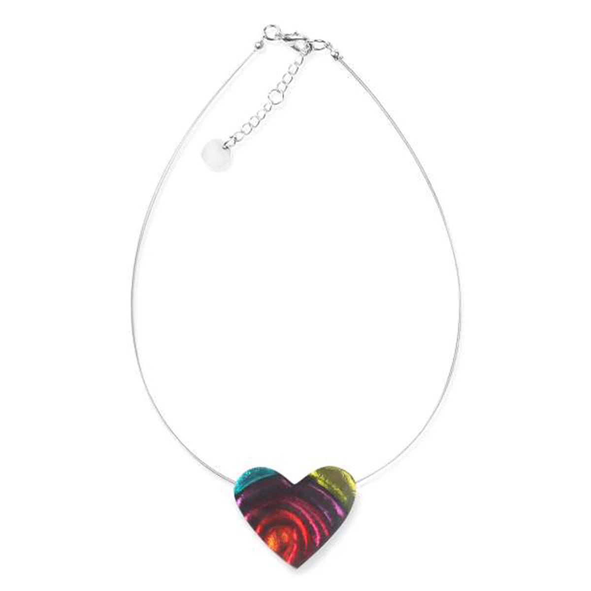 Rainbow Heart Necklace | Watch This Space