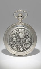 Matt Scottish Thistle Mechanical Pocket Watch | Gents