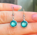 Pre-Order | Turquoise Blue Dot Drop Earrings | Watch This Space