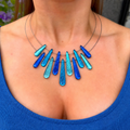 Blue Teardrop Necklace | Watch This Space