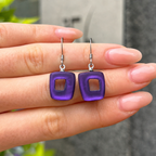 Pre-Order | Sweetpea Hollow Square Drop Earrings | Watch This Space