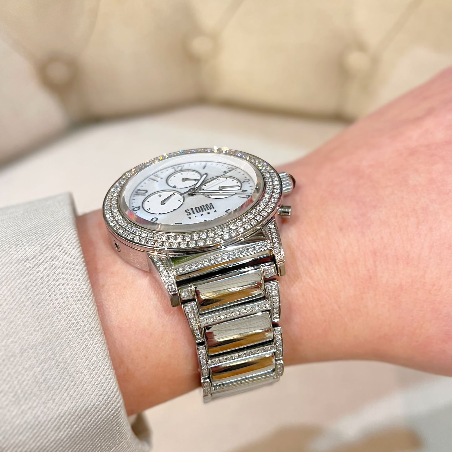 STORM Black Collection Diamond Elody Ladies Watch