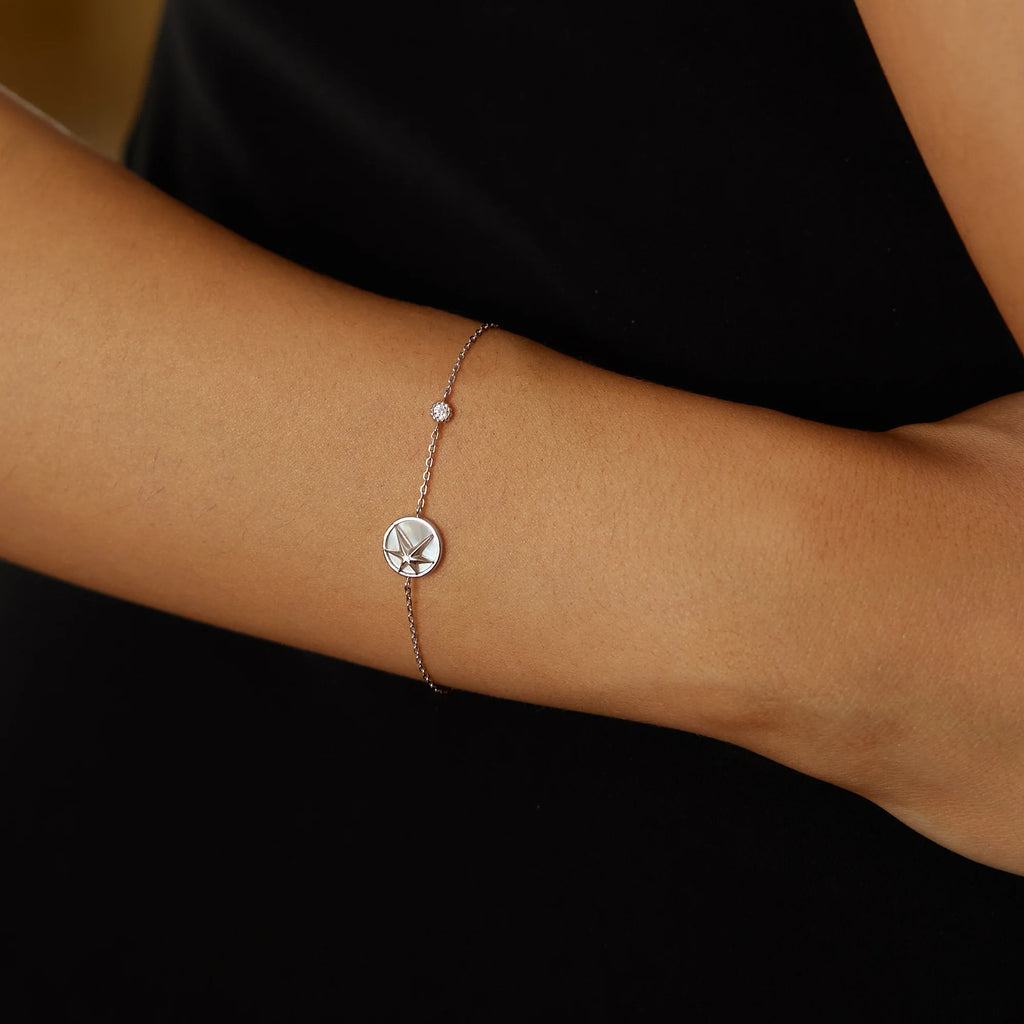 Mother of Pearl Star Sterling Silver Bracelet | Ania Haie