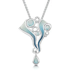 Pre-Order | Sterling Silver Sheila Fleet 'Arctic Stream' Droplet Pendant