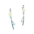Pre-Order | Sheila Fleet Wild Grasses Cubic Zirconia Drop Earrings | Sheila Fleet
