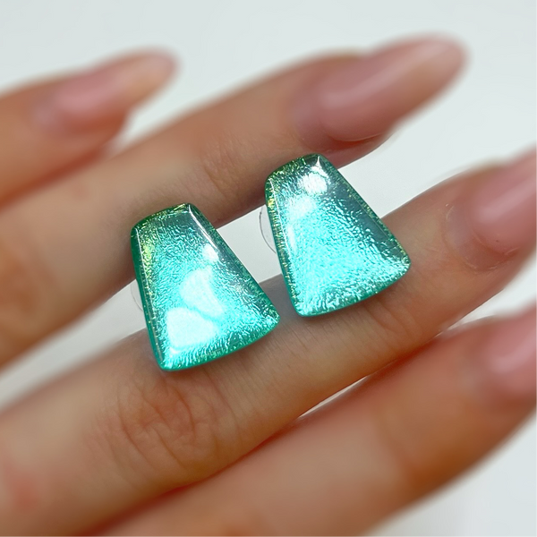 Watch This Space’ Turquoise Blue Stud Earrings