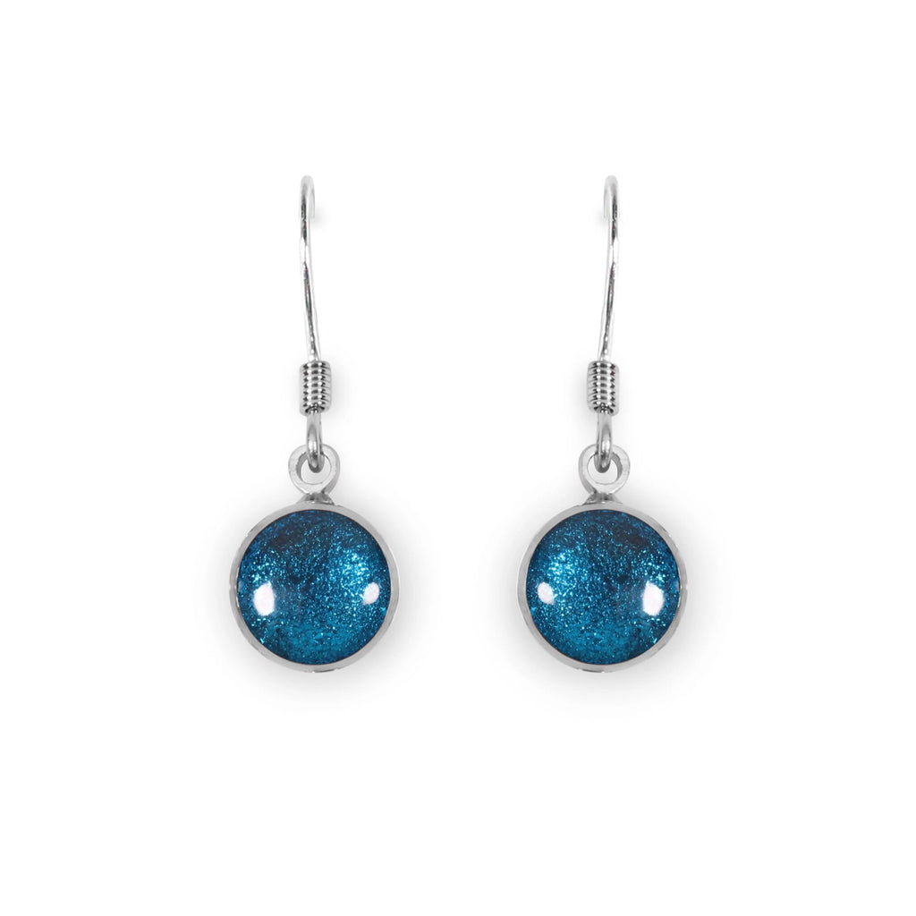 Turquoise Circle Drop Earrings | Watch This Space