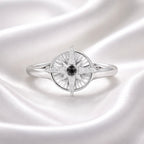 Sterling Silver Star Signet Ring | Size Q | Ania Haie