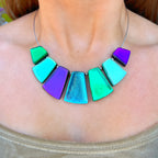 Pre-Order | Green, Blue & Purple Necklace | Watch This Space