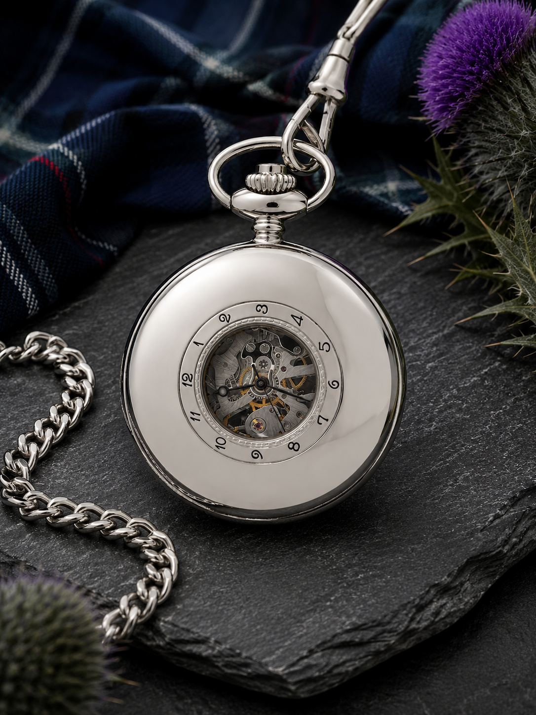 Kensington Mechanical Half-Hunter Pocket Watch