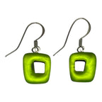 Pre-Order | Zest Hollow Square Drop Earrings | Watch This Space