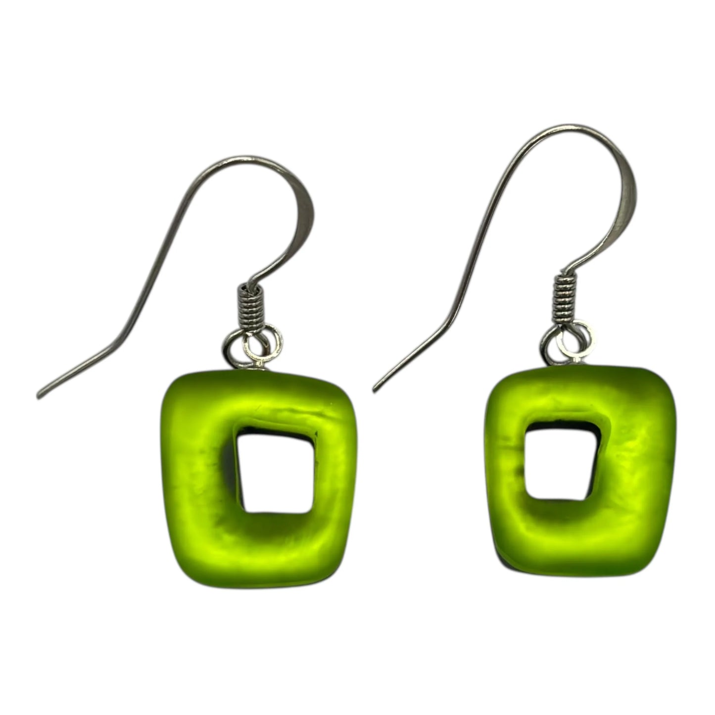 Pre-Order | Zest Hollow Square Drop Earrings | Watch This Space